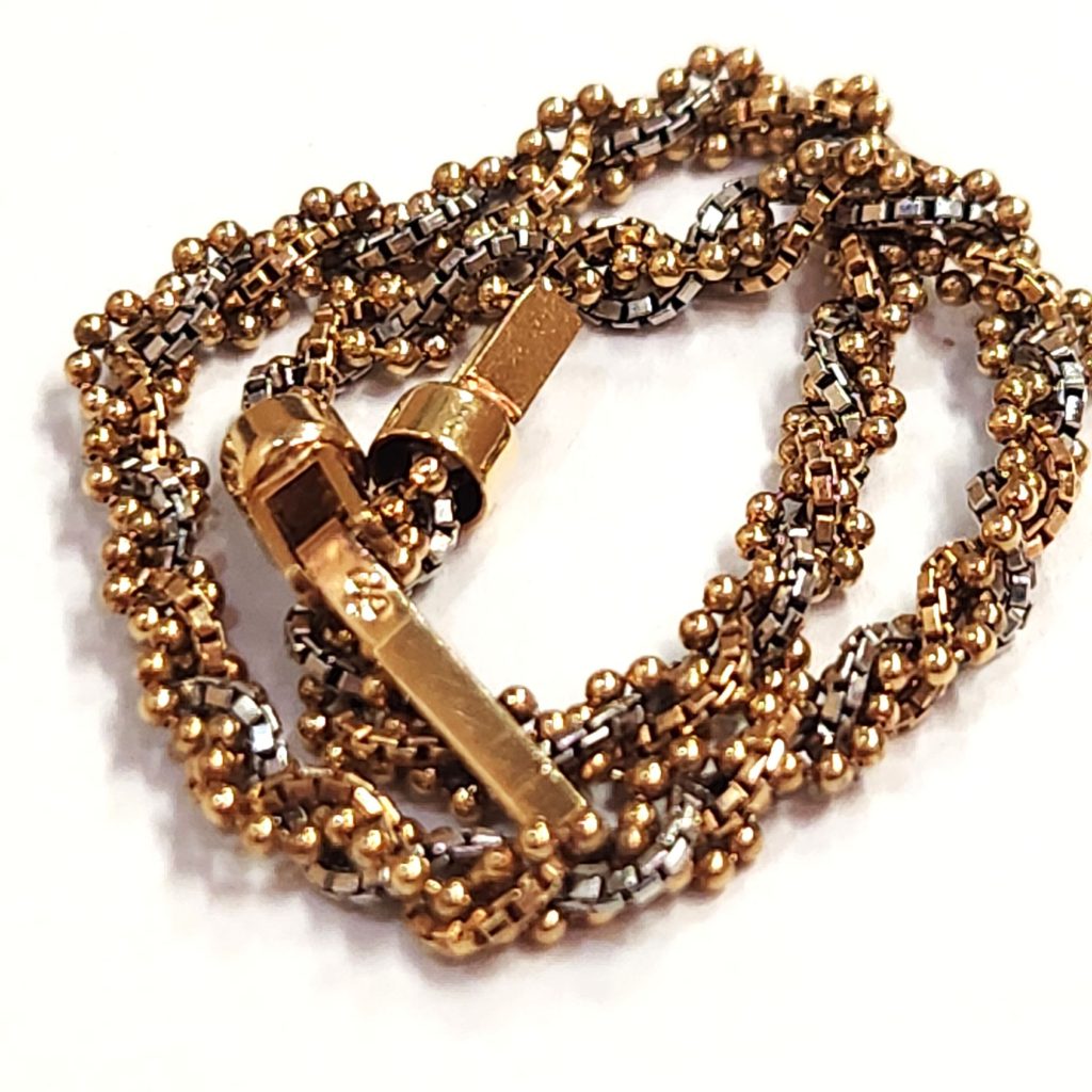 18金 (K18) プラチナ (Pt850) ブレスレッド コンビ 貴金属 ゴールド 高価買取 | 根室市駒場町