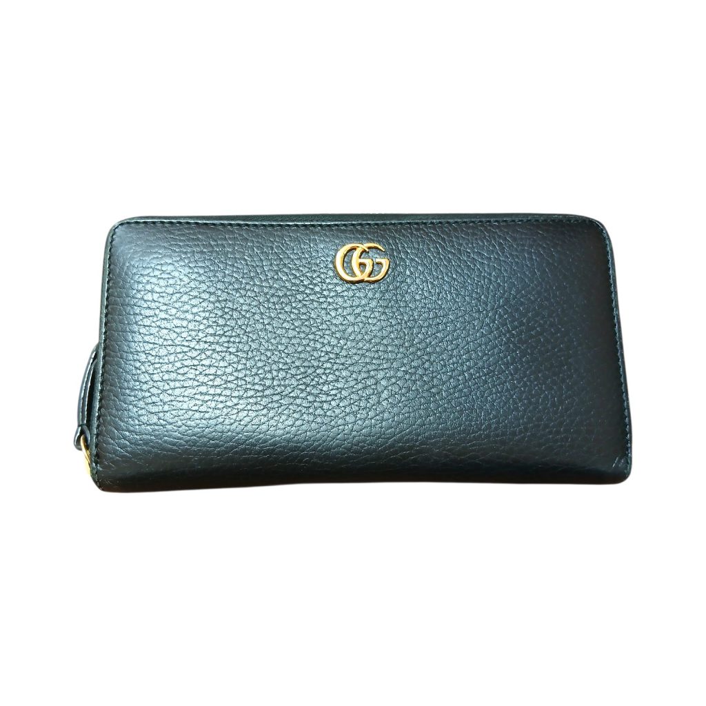 【GUCCI】グッチ・ダブルG・ジップアラウンドウォレット・ブランド財布・長財布