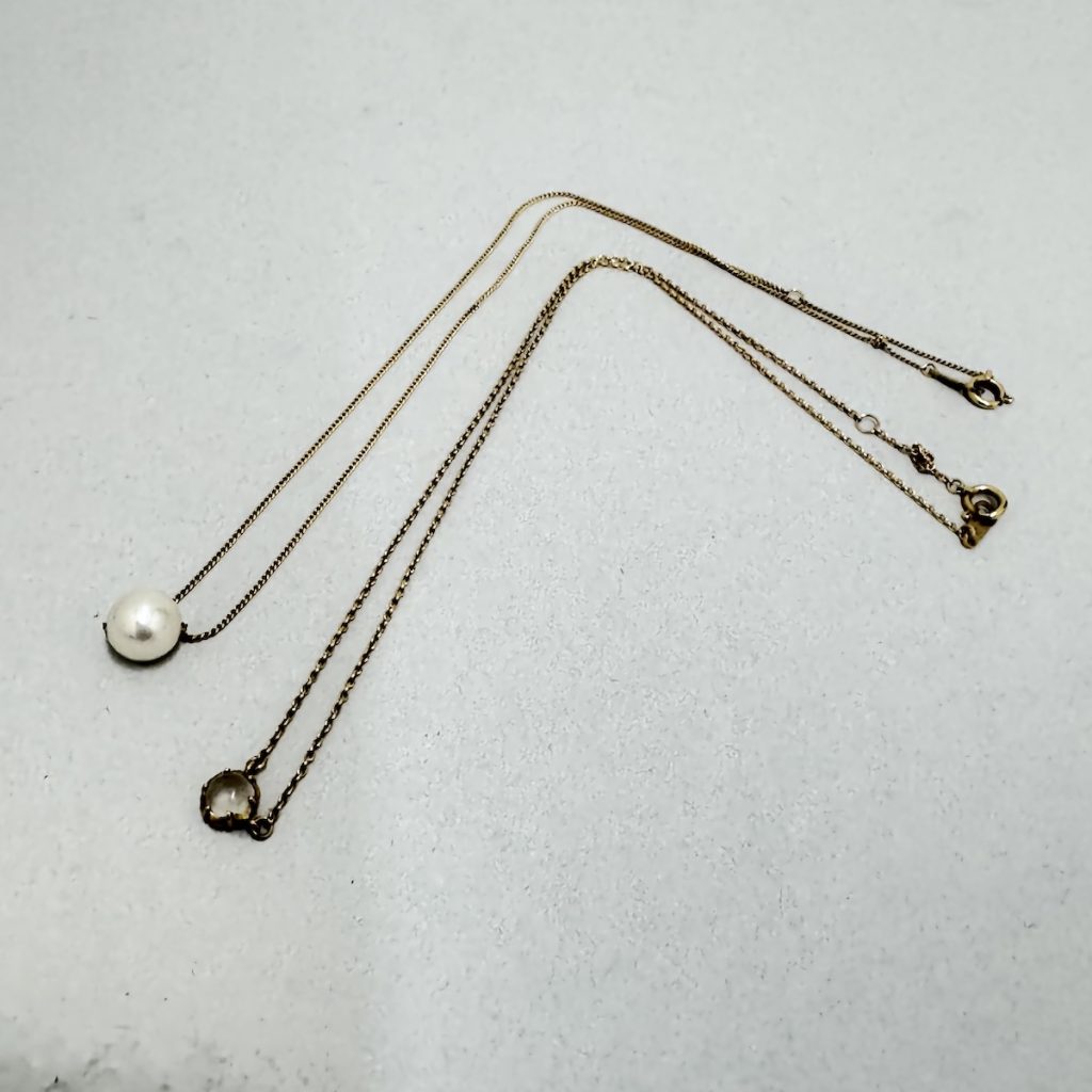 K18 / 18金 / ネックレス / パール / 宝石