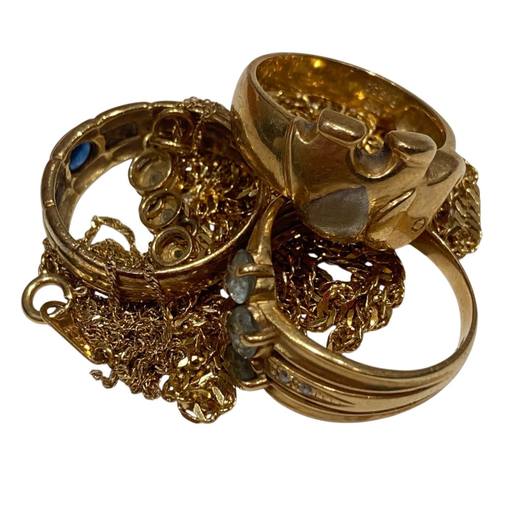 K18 / Pt900 / チェーン / リング