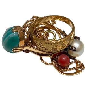 K18 / リング / チェーン