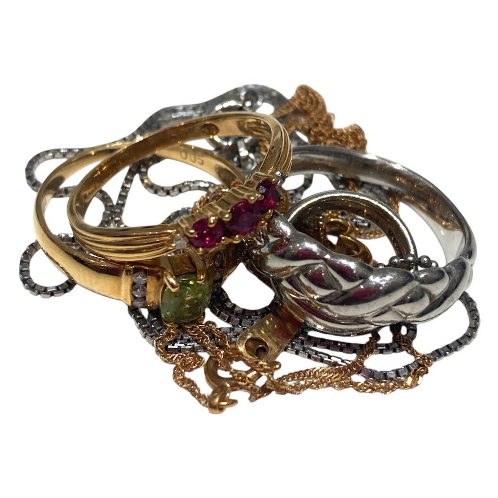 K18 / Pt900 / P850 / リング / トップ / チェーン