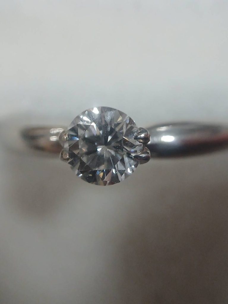 Pt900 プラチナ ダイヤモンドリング 0.51Ct
