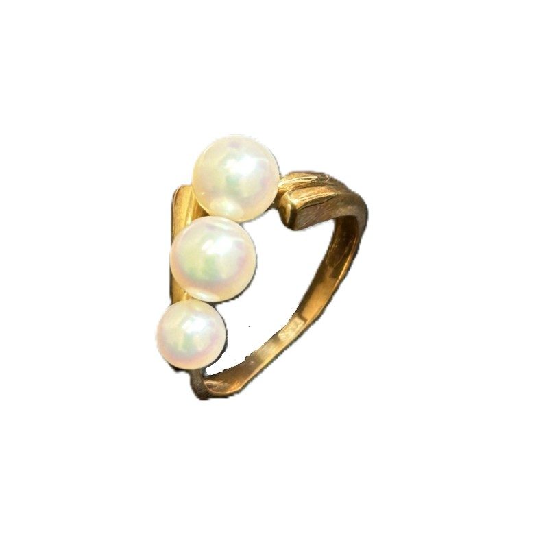 K18（18金）パールリング