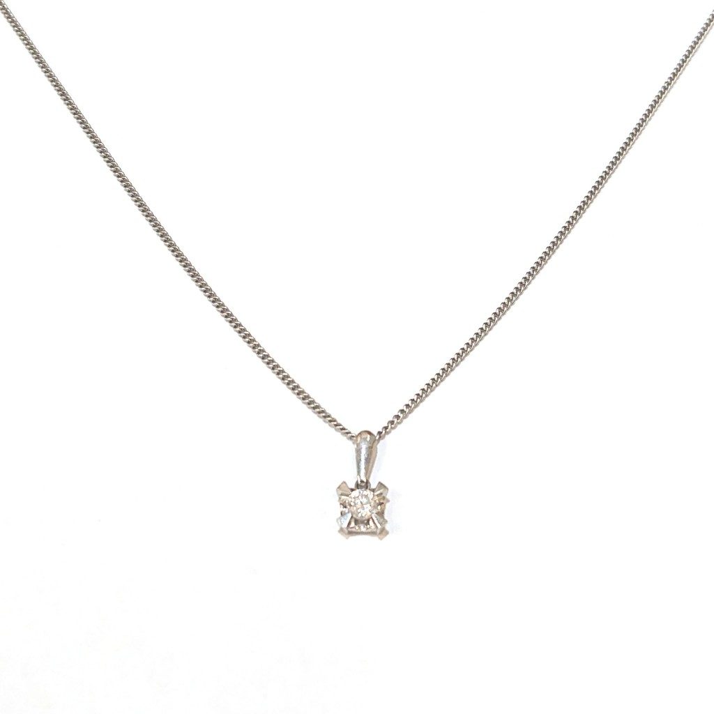 Pt900 ダイヤモンド ネックレス