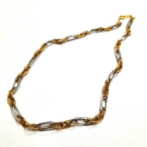 K18 Pt900 18金 750 プラチナ コンビネックレス アクセサリー