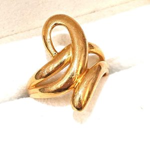 K18 18金 デザインリング