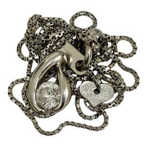 Pt850 ネックレス ダイヤモンド付き