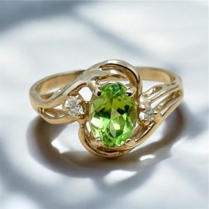 14K リング 石付き