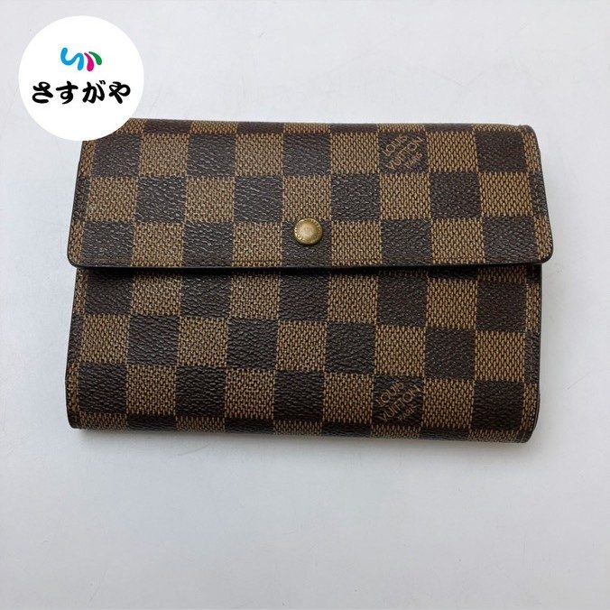 ルイ・ヴィトン ダミエ・エベヌ　ポルトトレゾール・エテュイ・パピエ