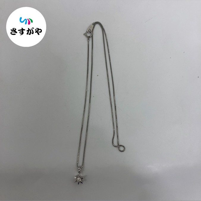 Pt900 ダイヤモンドネックレス