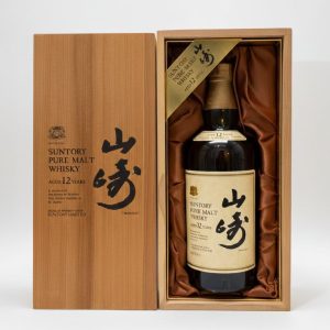 サントリー 山崎12年 ピュアモルト 獅子マーク 箱付