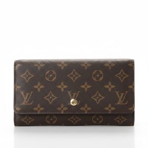 ルイ・ヴィトン（ LOUIS VUITTON ）長財布 レディース 二つ折り ポルトフ ォイユ・エミリー モノグラム