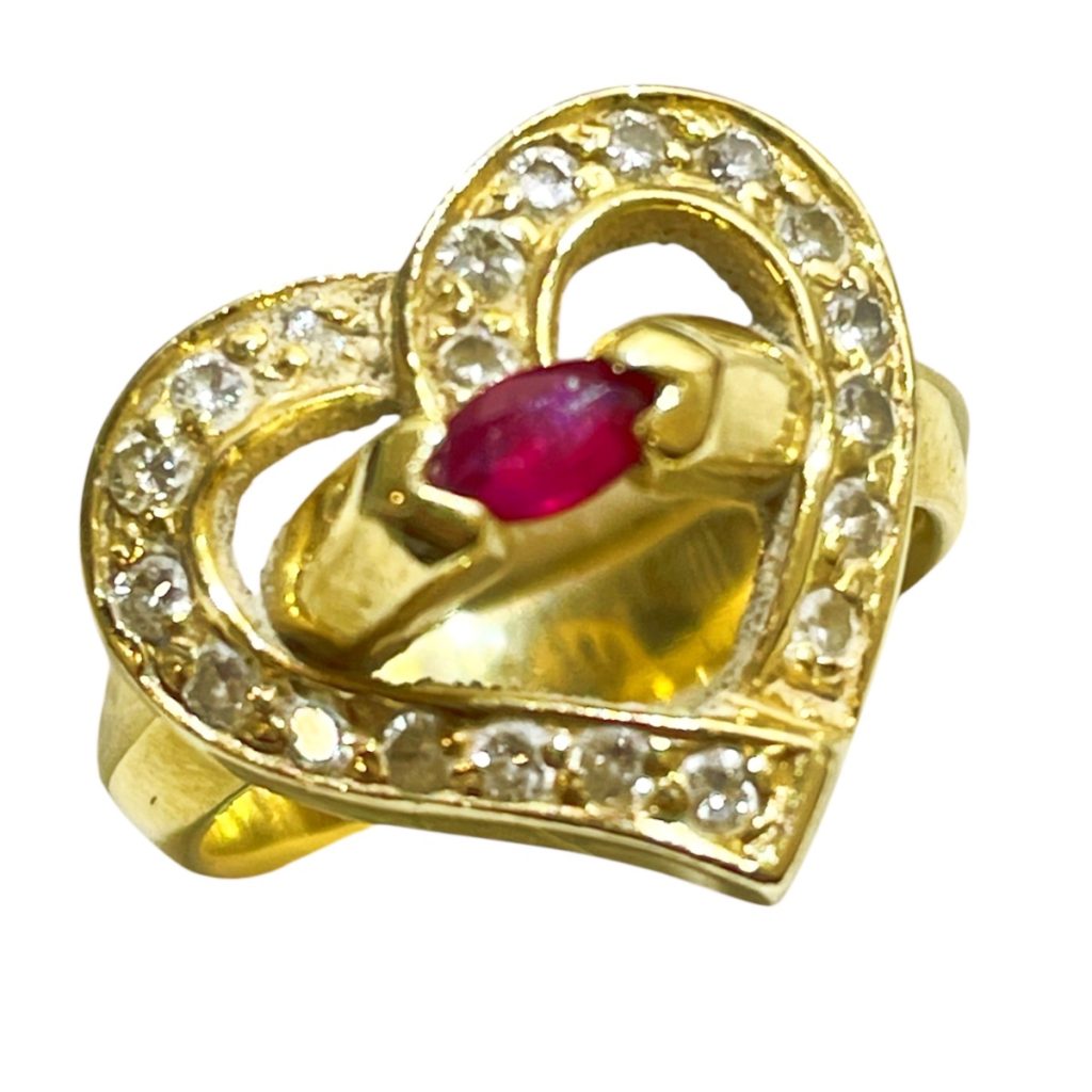 K18 ルビー ダイヤモンド リング 高価買取｜恵庭市【買取専門店さすがやマックスバリュ恵庭店】