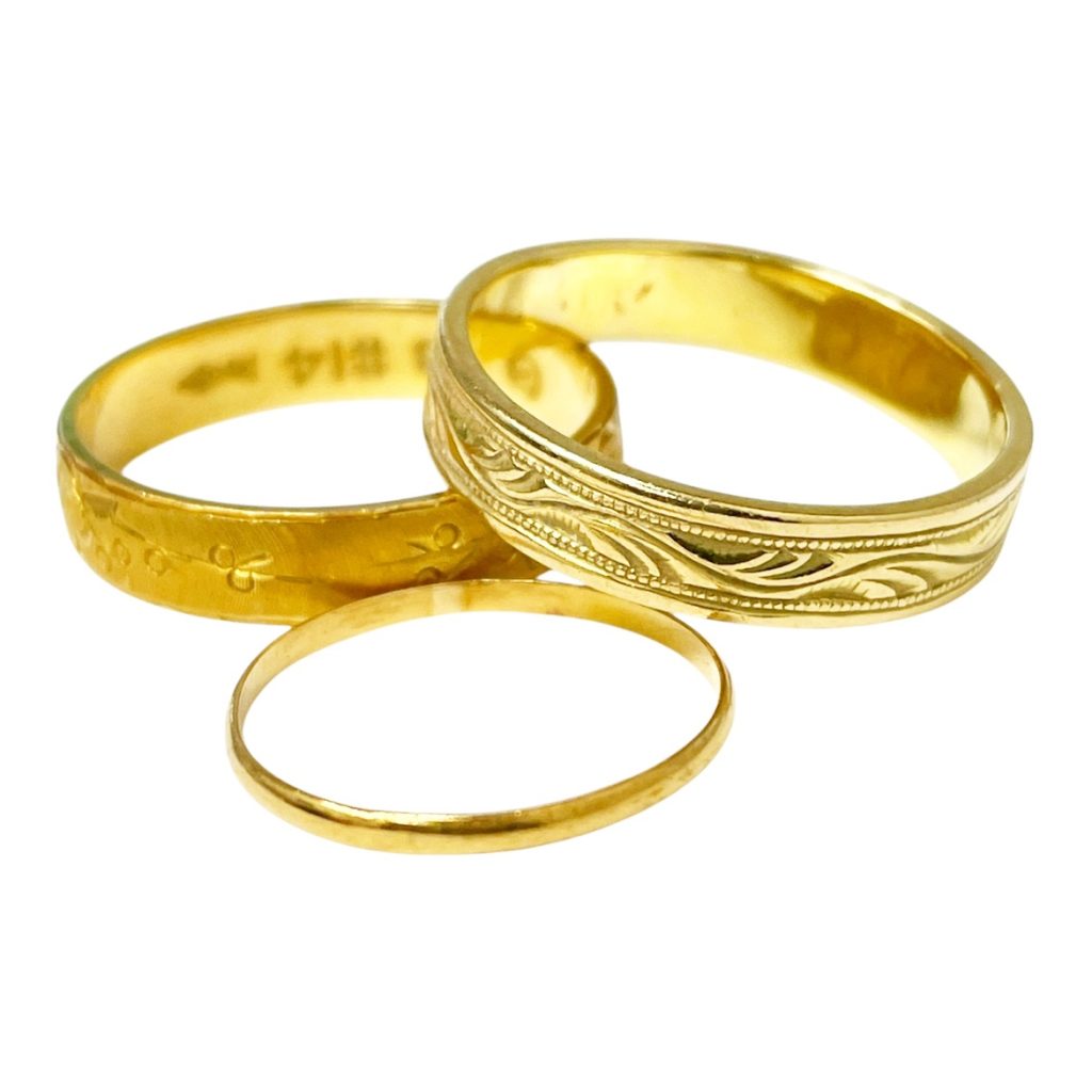 K18 18金 リング 3点【函館上磯店】