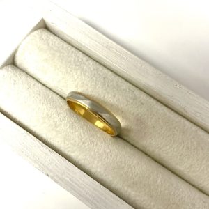 K18　18金　Pt850　プラチナ850　ハーフリング