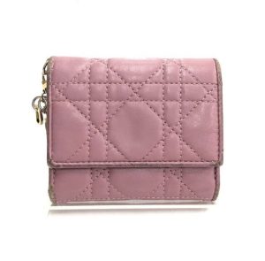 Christian Dior ディオール 三つ折りミニ財布