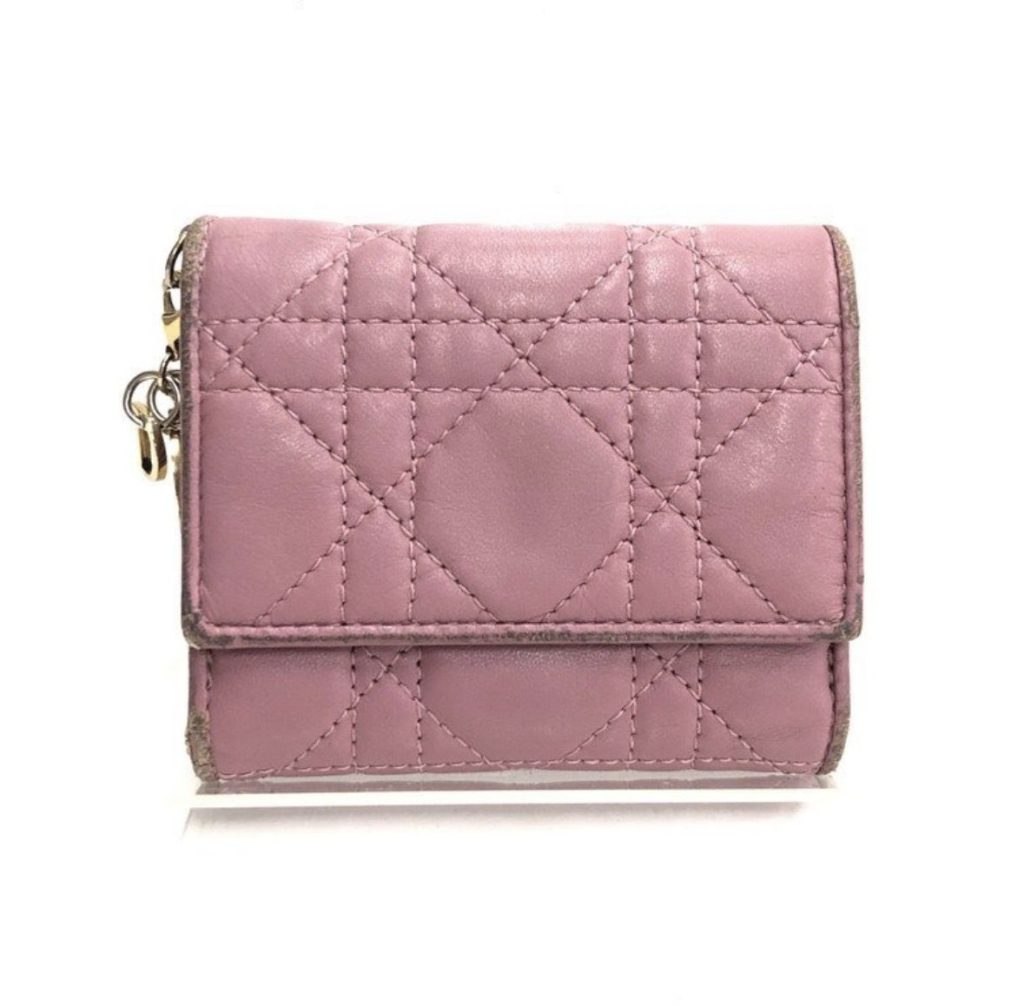 Christian Dior ディオール 三つ折りミニ財布
