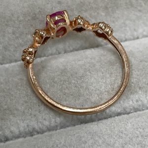 ルビーやダイヤモンドも買取強化中！| K18ルビー付きリングの買取 | 利根町立崎
