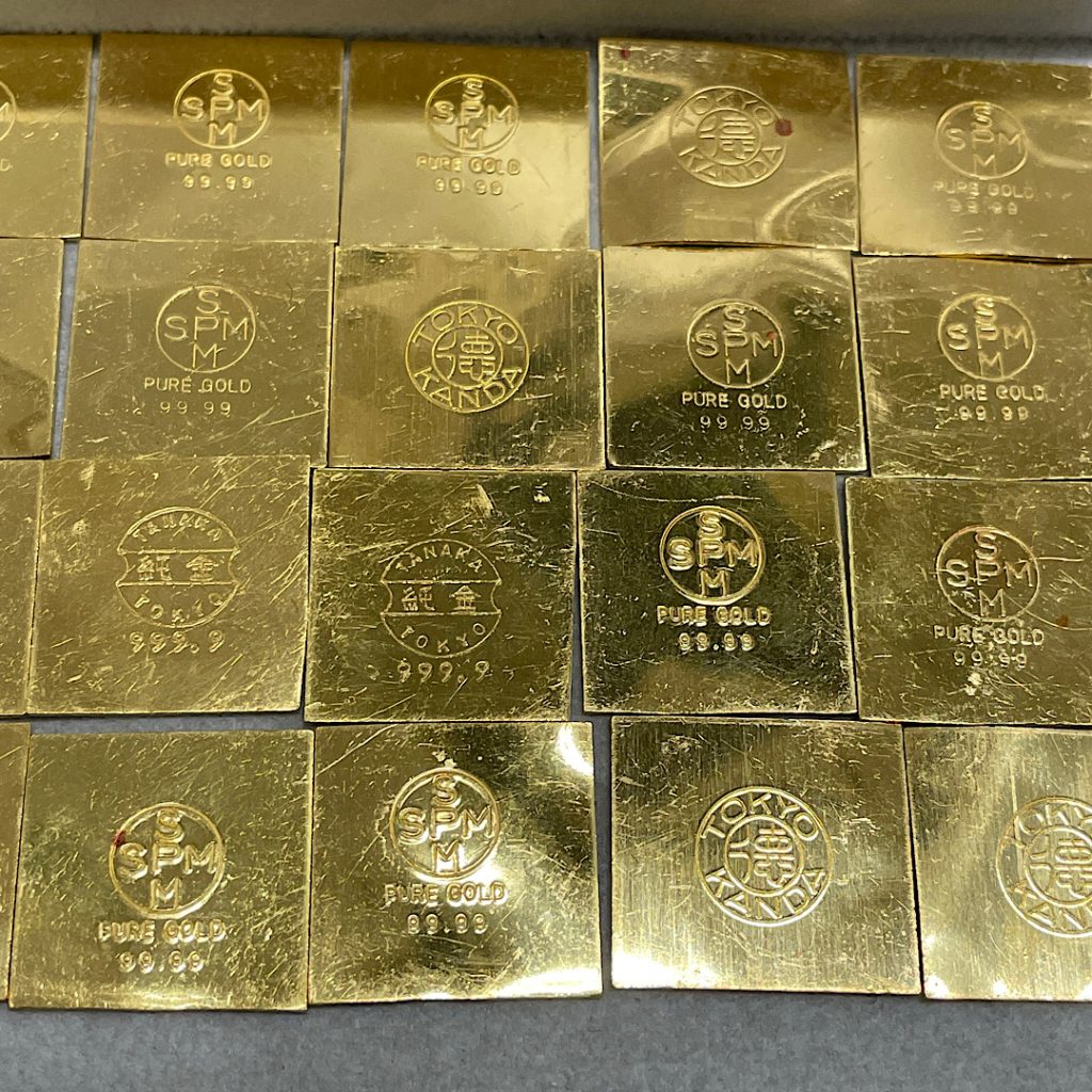 金プラチナの高価買取強化中！| K24 加工用金プレートの買取| 利根町中谷