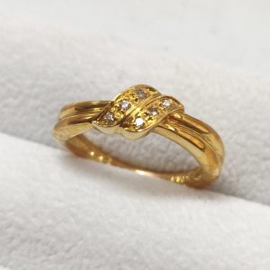 K18 18金 デザインリング