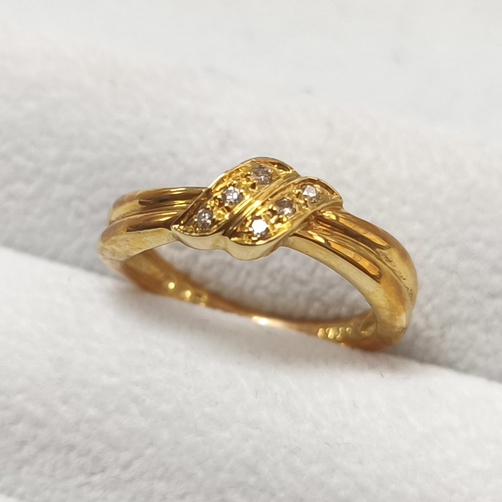 K18 18金 デザインリング