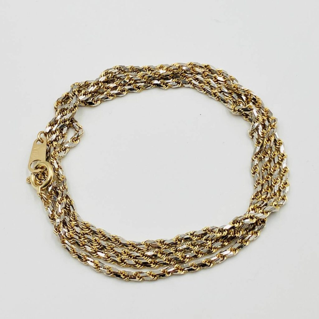 K18/Pt850　ネックレス