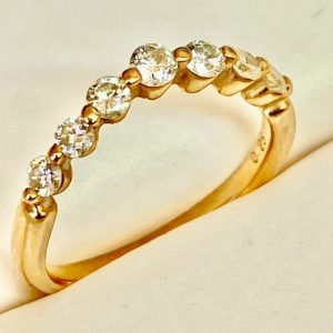 K18 メレダイヤリング