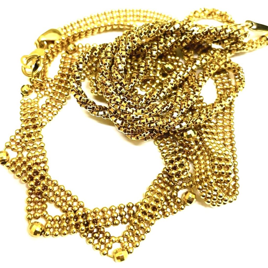 K18 ゴールドネックレスおまとめ アクセサリー