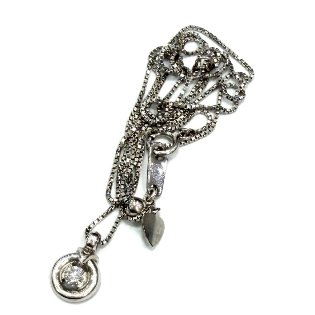 PT900 ダイヤモンド ネックレス