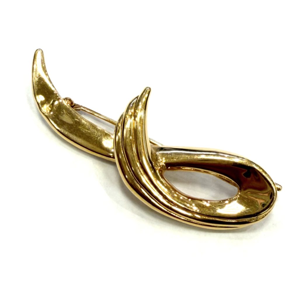 K18 18金 750 ブローチ