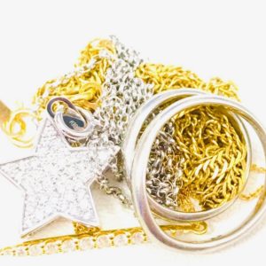 K18 Pt850 金プラチナ メレダイヤモンド アクセサリーおまとめ