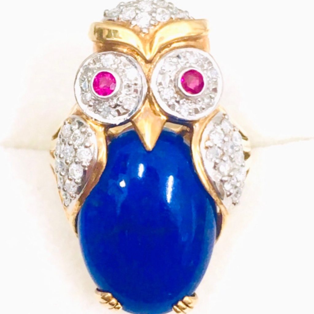 K18 Pt850 金プラチナ デザインリング