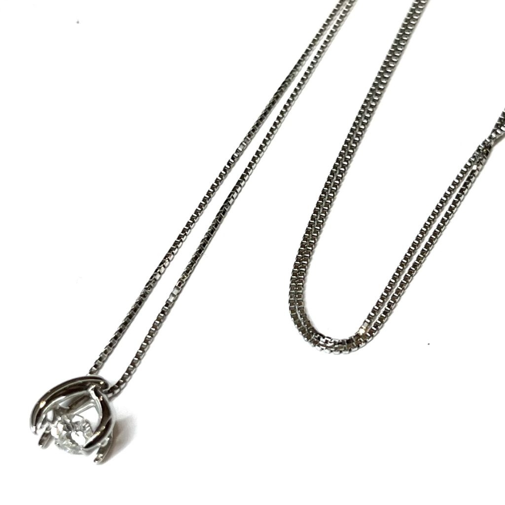 Pt900 プラチナ900 ダイヤモンド ネックレス アクセサリー