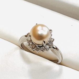 Pt850 プラチナ リング ( パール )