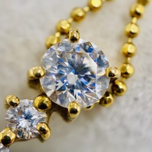 K18（18金）ダイヤモンドネックレス