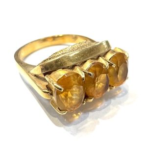 K18 750 18金 金 リング シトリン