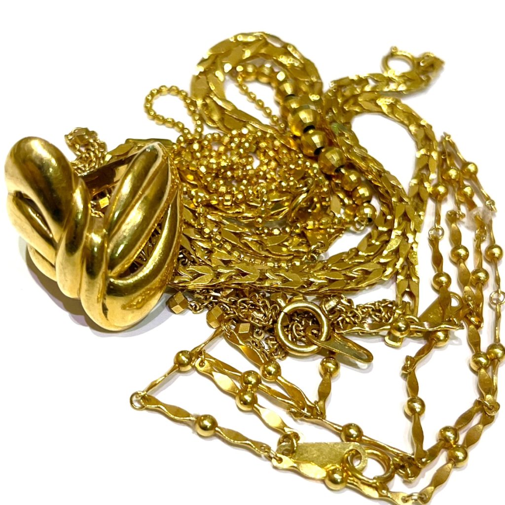 K18 おまとめ リングやネックレス