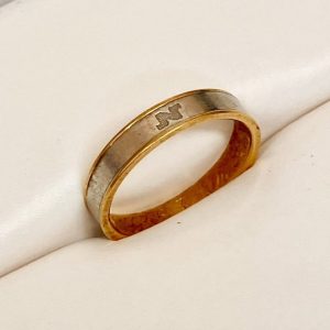 K18 Pt900 コンビリング