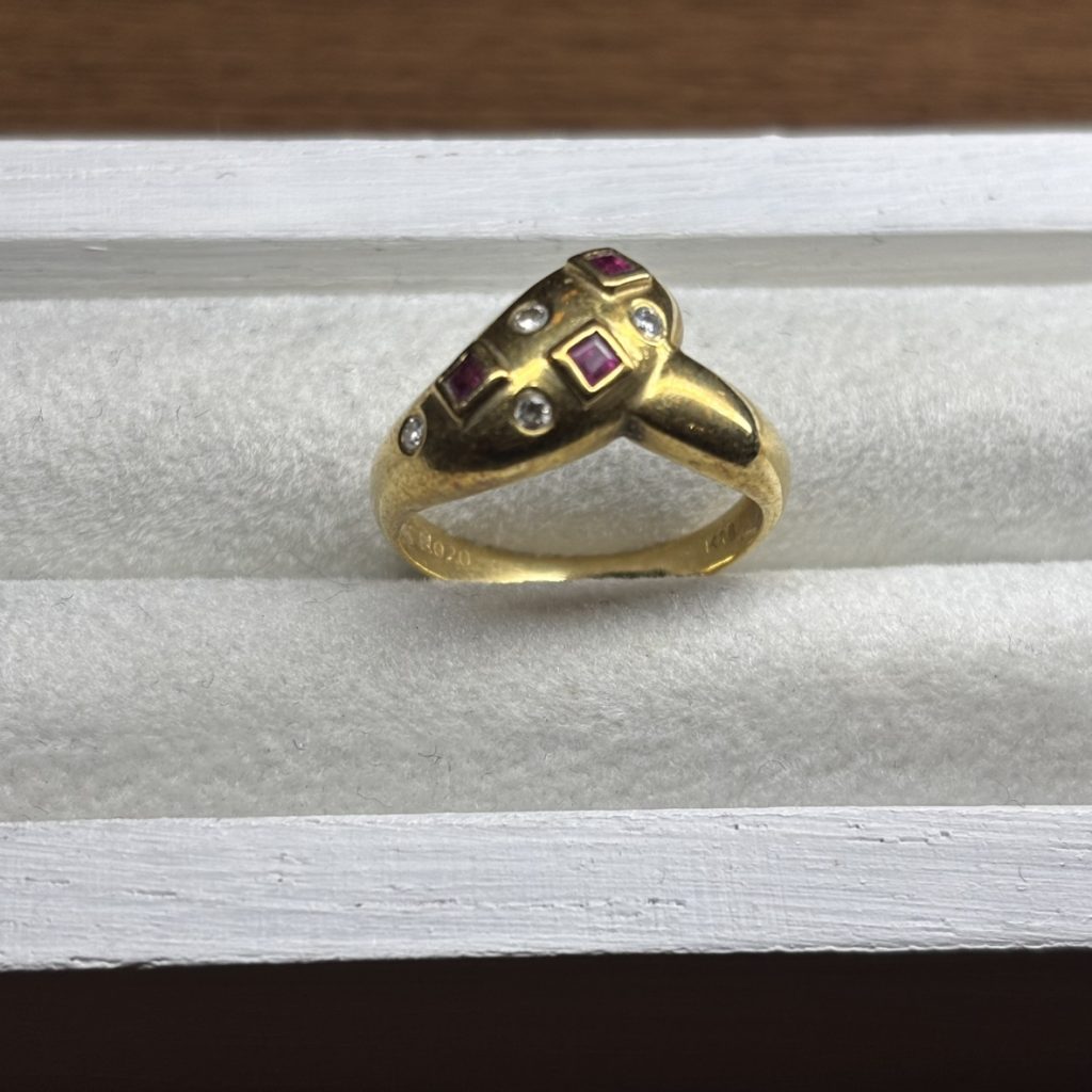 K18 18金リング 指輪