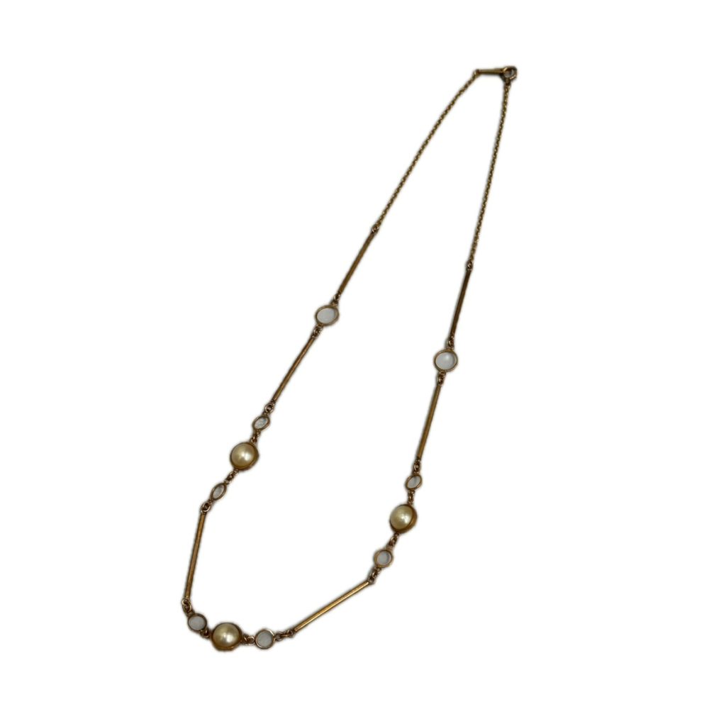 K18　ネックレス　真珠