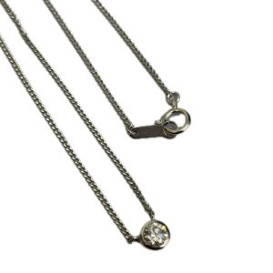 Pt850　ダイヤモンドネックレス