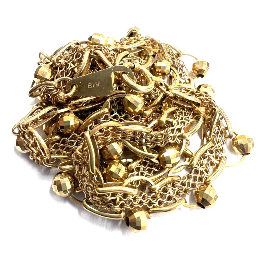 【貴金属】K18 18金 750 ネックレス アクセサリー ジュエリー