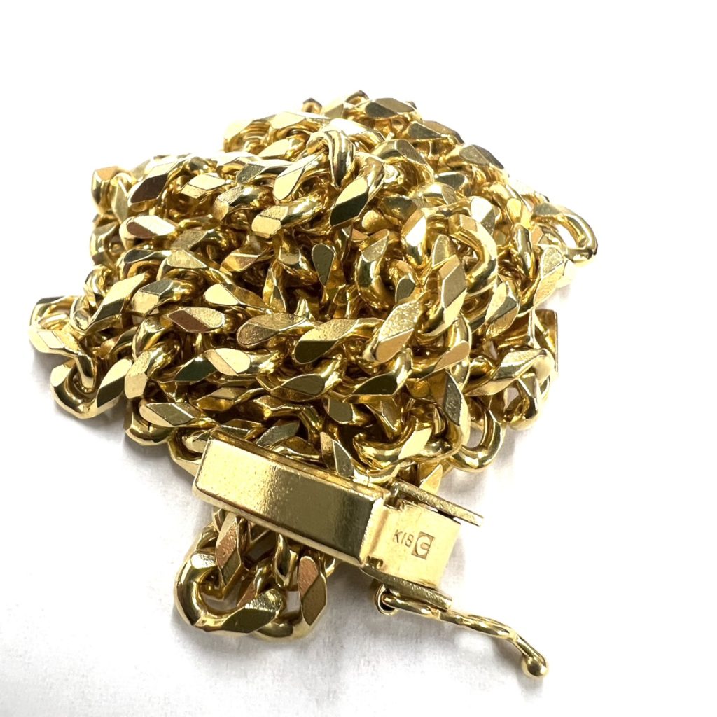 【貴金属】K18 18金 750 喜平ネックレス ジュエリー アクセサリー