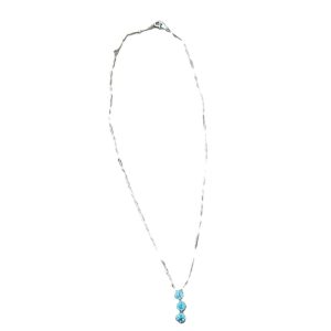 K10WGホワイトシルバーネックレス