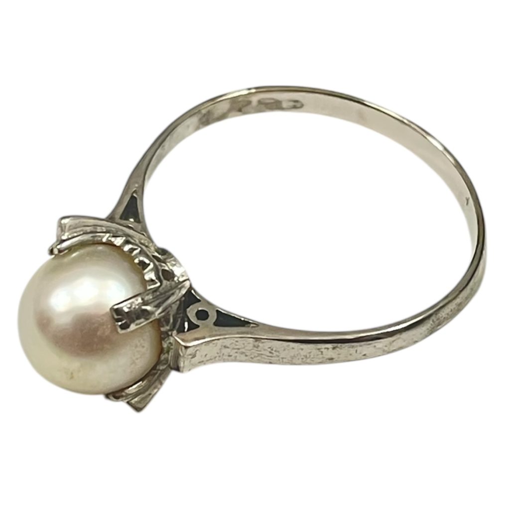 K14WGパールリング