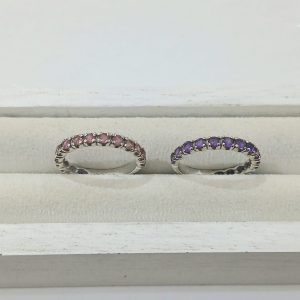 【K14WGリング】14金・貴金属・アクセサリー・アメジスト・ジュエリー・宝石