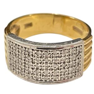 K18/Pt900MDリング