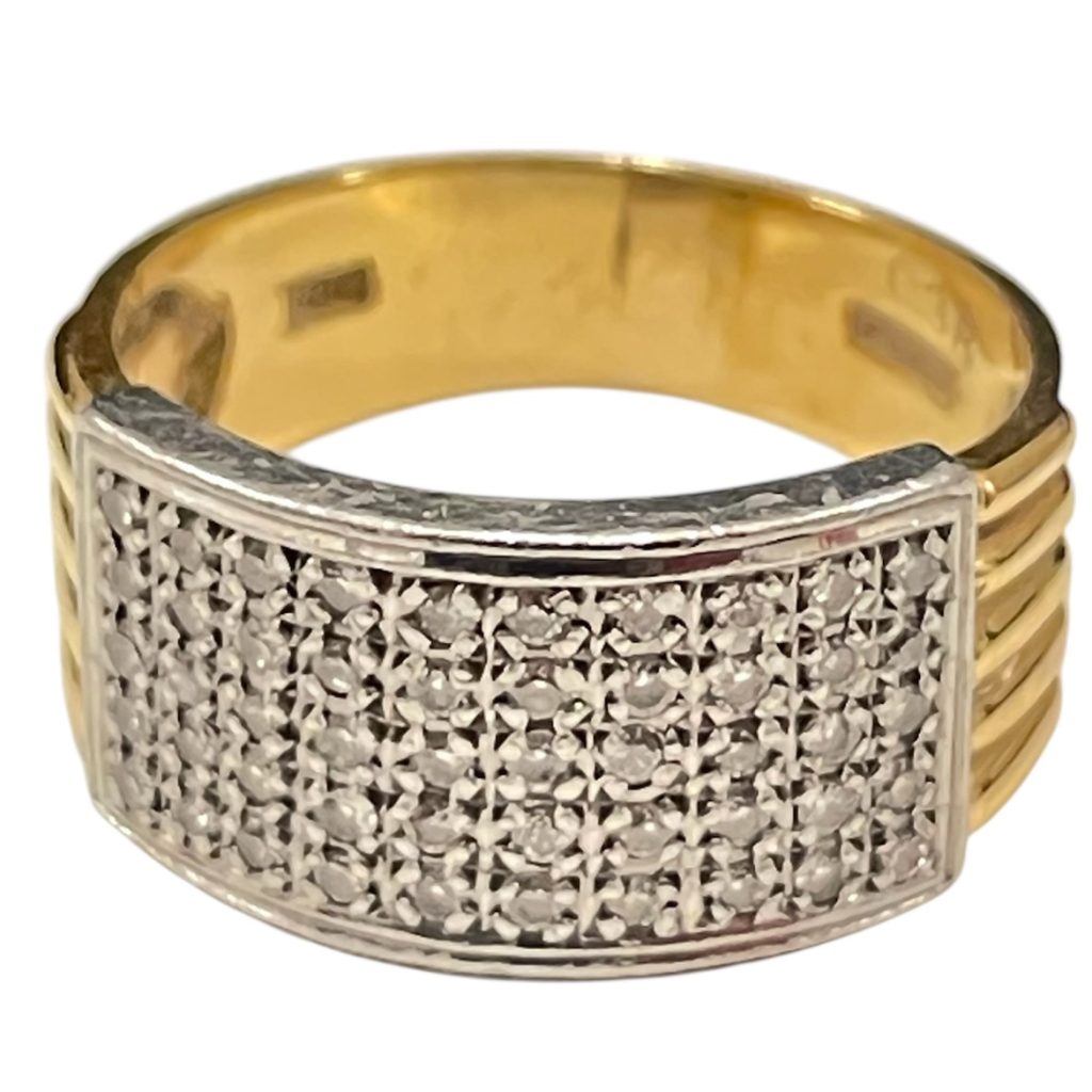 K18/Pt900MDリング