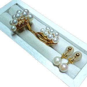 【K18おまとめ】18金・750・貴金属・アクセサリー・宝石・パール・真珠・イヤリング・ピアス・指輪・リング